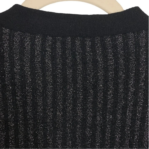 philosophy di Alberta Ferretti metallic cardigan sparkle size us 6 festive - Picture 11 of 16